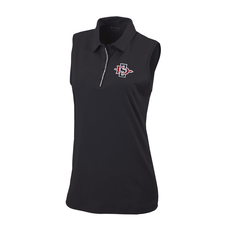 Women's Omni-Wick Tend the Ball Tank - Black-White - San Diego State