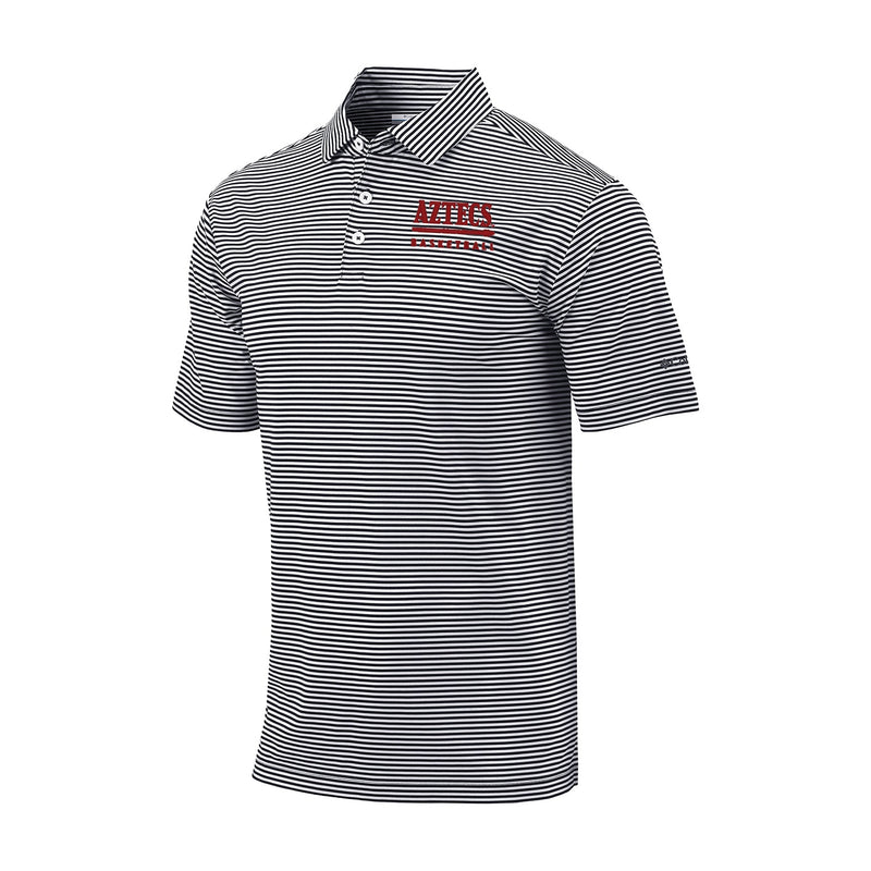 Men's Omni-Wick Club Invite Polo - Black - San Diego State MEN'S BASKETBALL