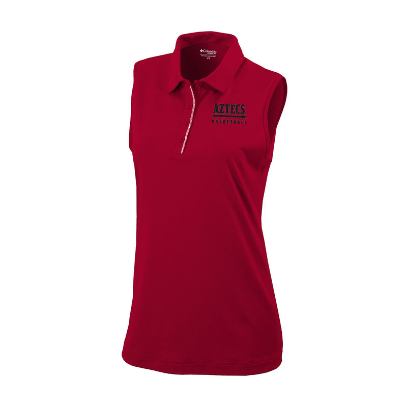 Women's Omni-Wick Tend the Ball Tank - Intense Red-White - San Diego State MEN'S BASKETBALL