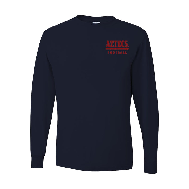 Dri-Power Long Sleeve T-Shirt - Black - San Diego State FOOTBALL