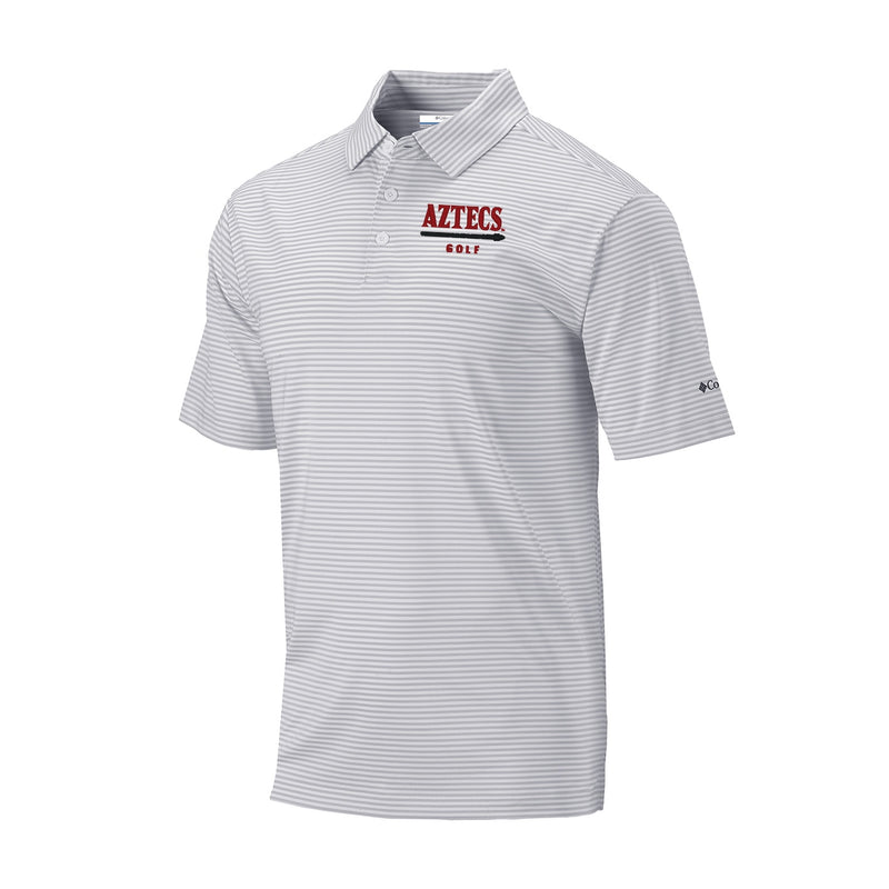 Men's Omni-Wick Club Invite Polo - Cool Grey - San Diego State MEN'S GOLF