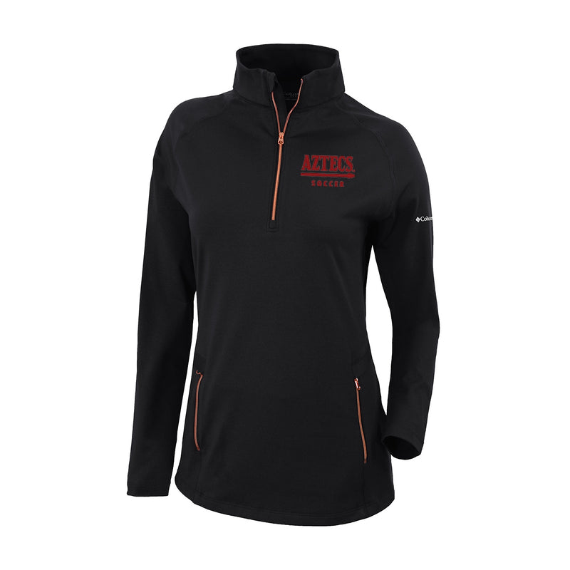 Women's Omni-Wick Outward Nine 1/4 Zip - Black - San Diego State MEN'S SOCCER