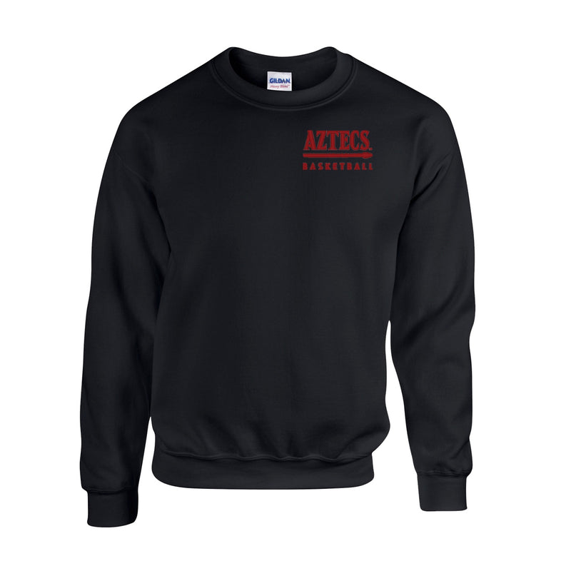 Fleece Crewneck - Black - San Diego State WOMEN'S BASKETBALL