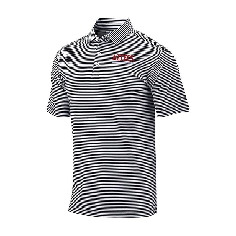 Men's Omni-Wick Club Invite Polo - Black - San Diego State CROSS COUNTRY