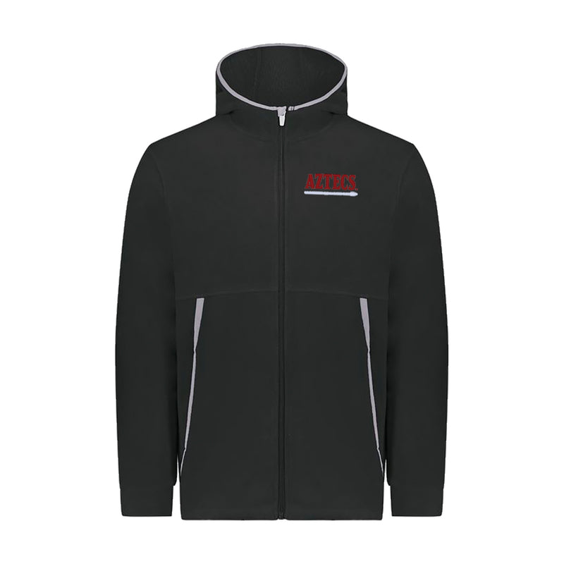 Augusta Chill Fleece 2.0 Full Zip Pullover - Black - San Diego State CROSS COUNTRY