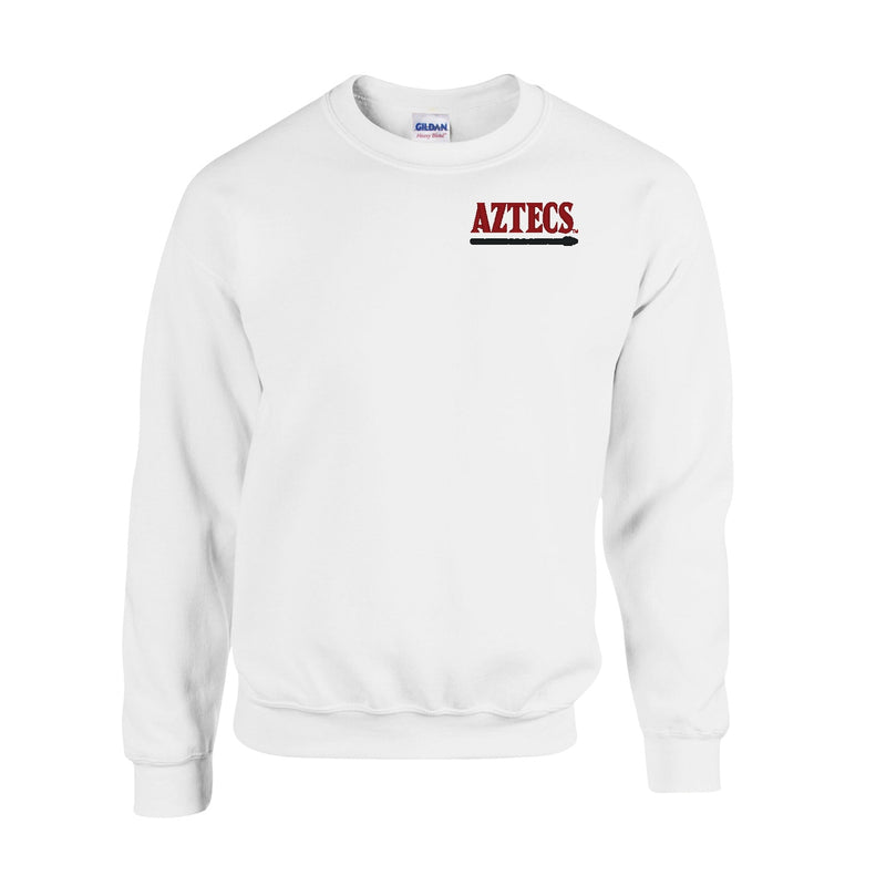 Fleece Crewneck - White - San Diego State WOMEN'S GOLF