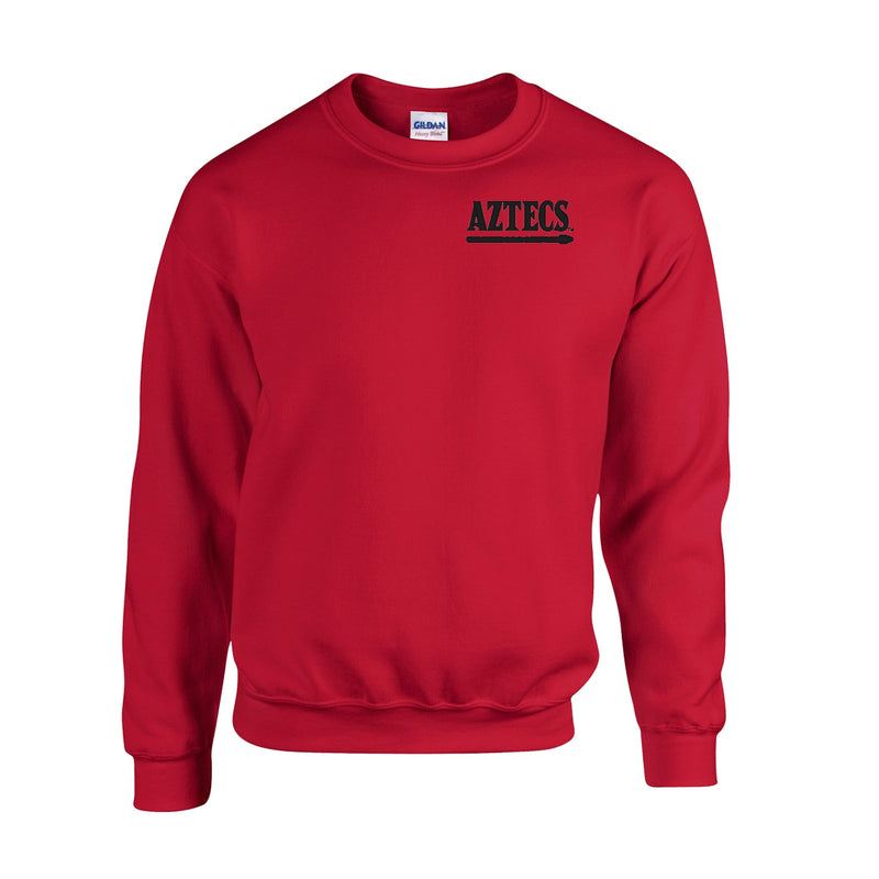 Fleece Crewneck - Red - San Diego State WOMEN'S GOLF