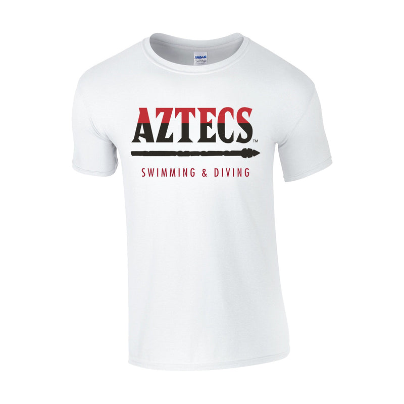 Youth Classic T-Shirt - White - San Diego State SWIMMING & DIVING