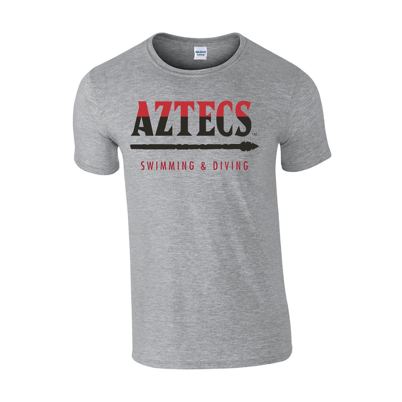 Classic T-Shirt - Sport Grey - San Diego State SWIMMING & DIVING