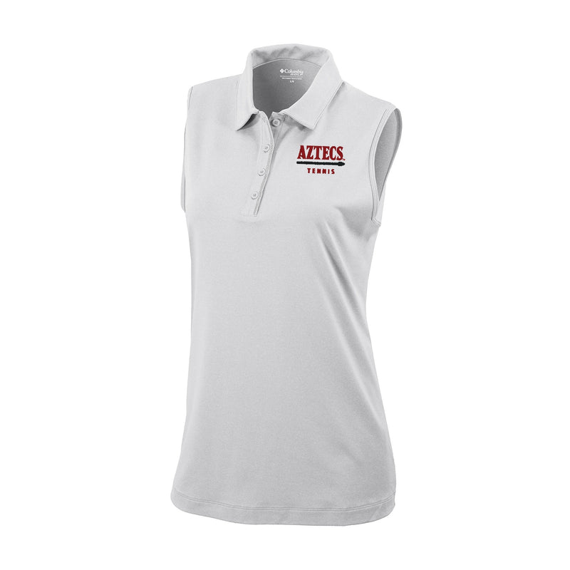 Women's Omni-Wick Tend the Ball Tank - White-Cool Grey - San Diego State WOMEN'S TENNIS