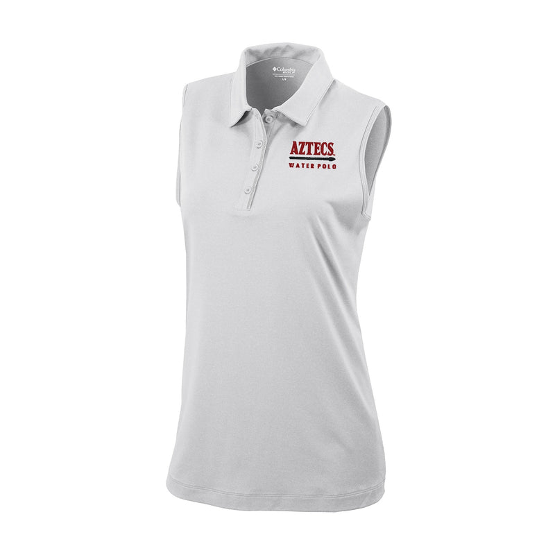 Women's Omni-Wick Tend the Ball Tank - White-Cool Grey - San Diego State WATER POLO