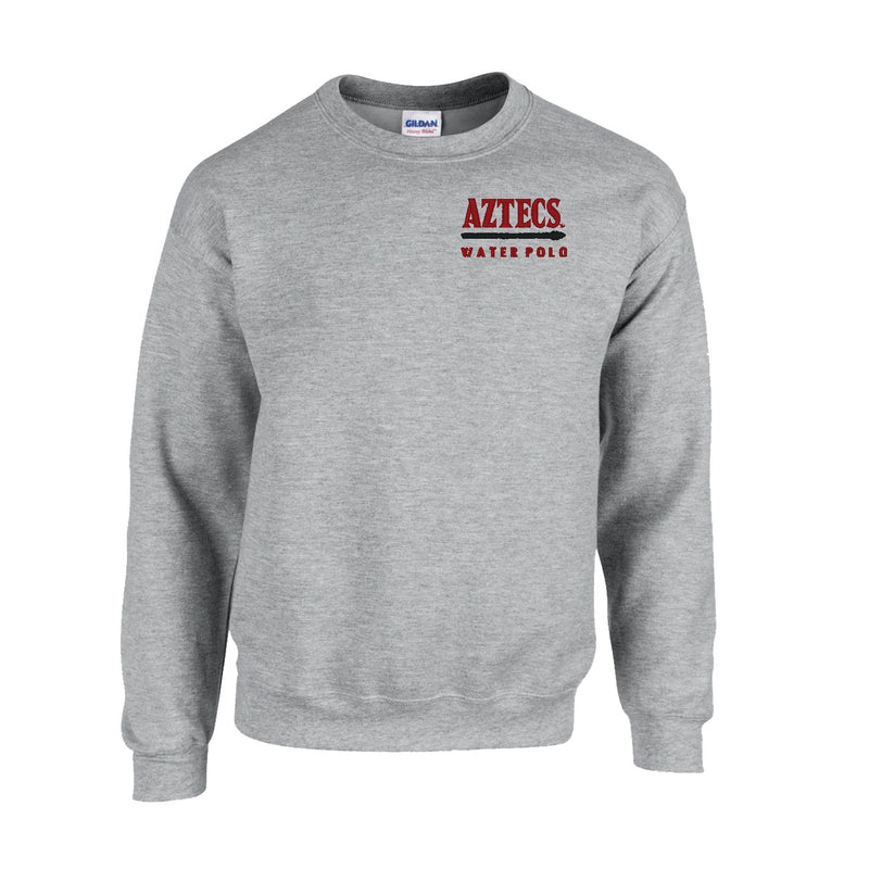 Fleece Crewneck - Sport Grey - San Diego State WATER POLO