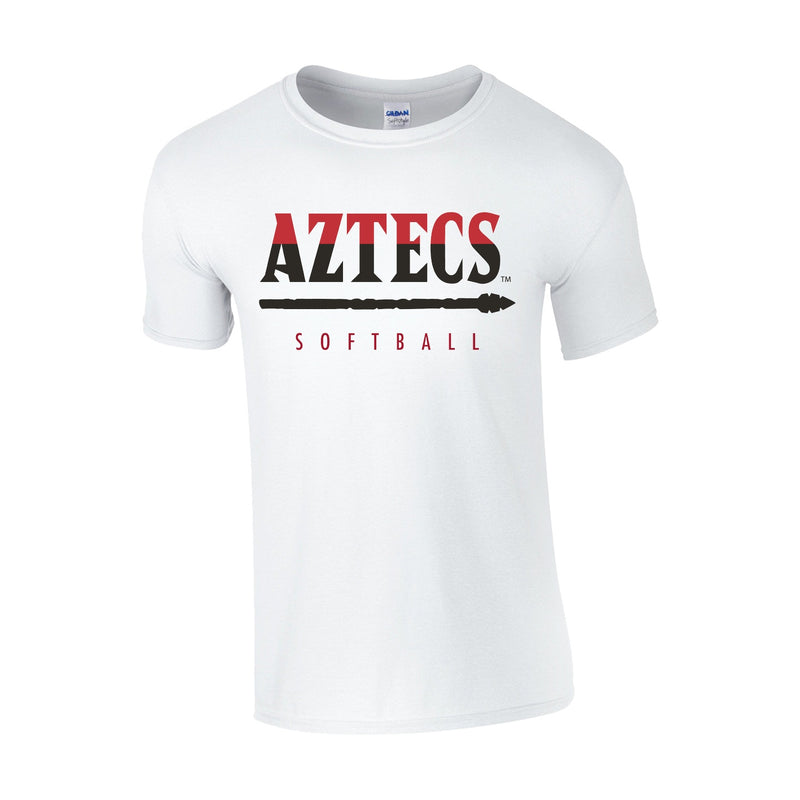 Youth Classic T-Shirt - White - San Diego State SOFTBALL