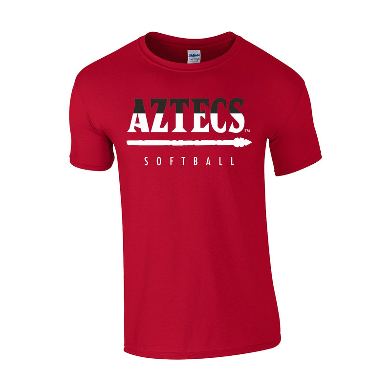 Classic T-Shirt - Cherry Red - San Diego State SOFTBALL