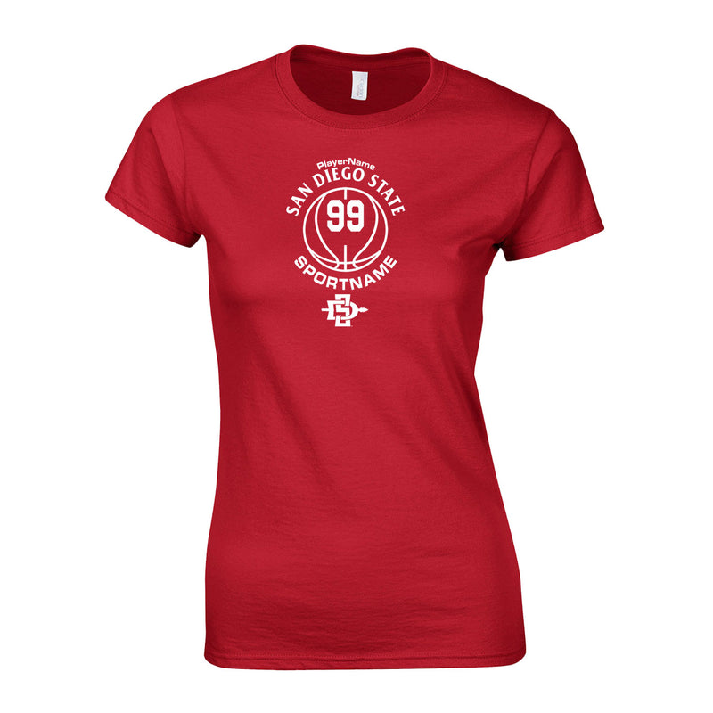 Women's Classic T-Shirt - Red - Sport Circle