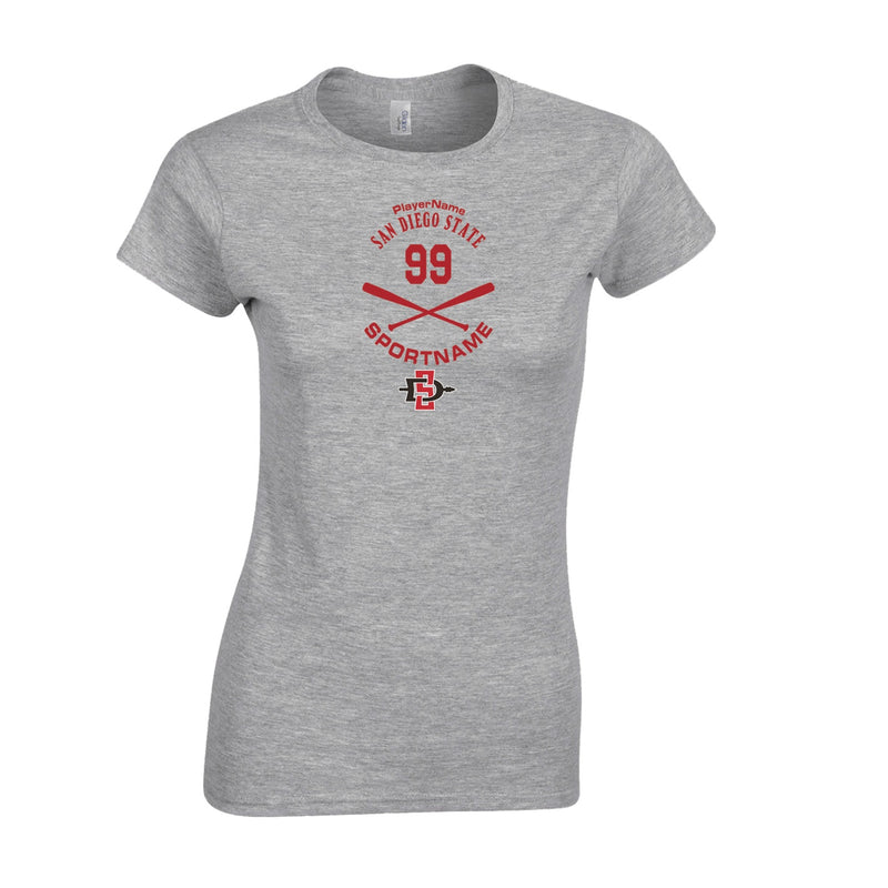 Women's Semi-Fitted Classic T-Shirt  - Sport Grey - Sport Circle