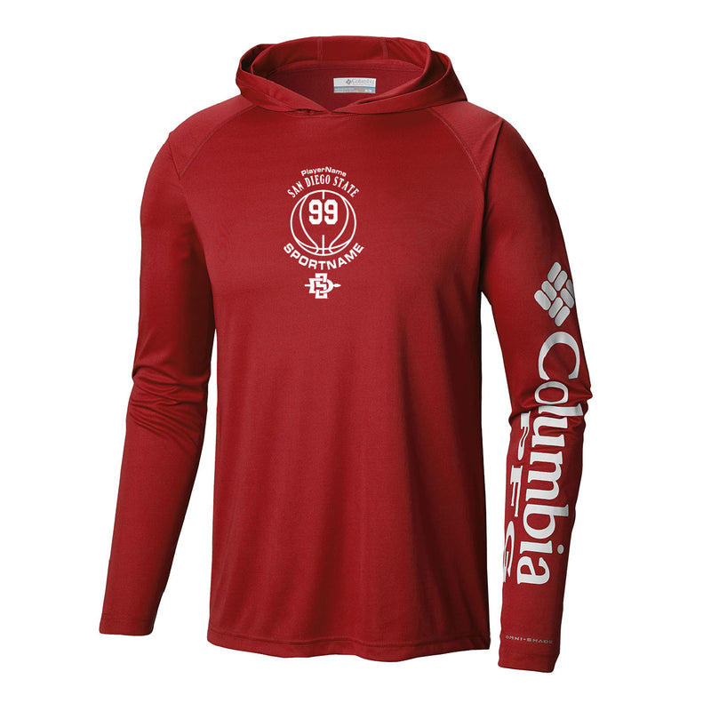 Men's Terminal Tackle Hoodie - Intense Red - Sport Circle