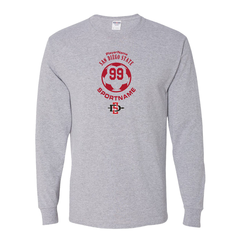 Dri-Power Long Sleeve T-Shirt - Athletic Heather - Sport Circle