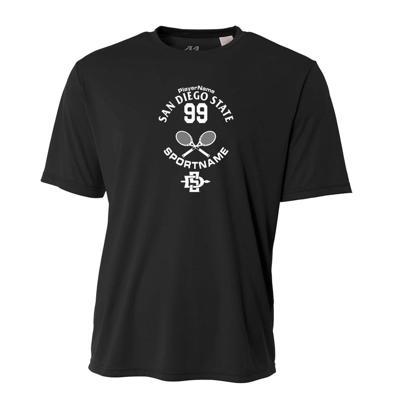 Men's Performance T-Shirt - Black - Sport Circle