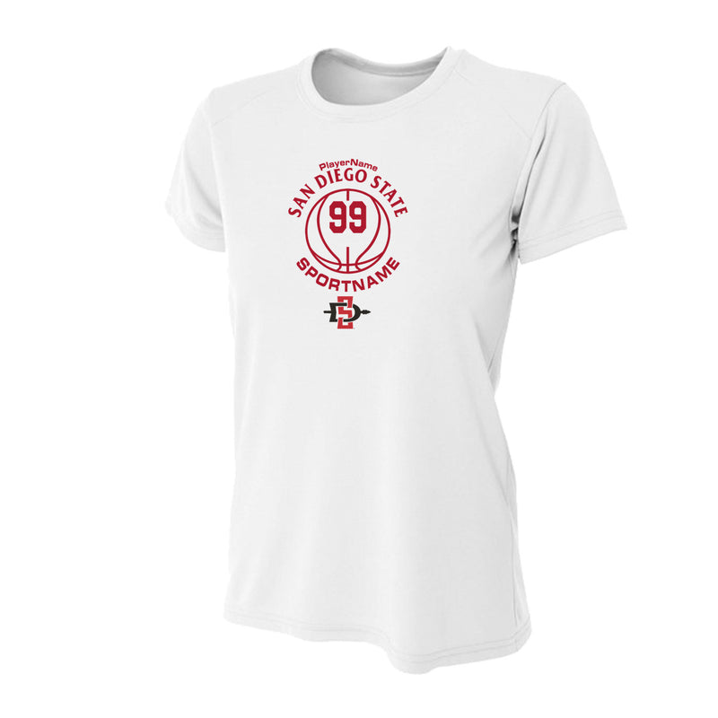 Women's Performance T-Shirt - White - Sport Circle