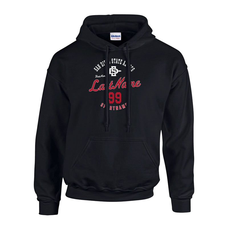 Fleece Hoodie - Black - Script Player