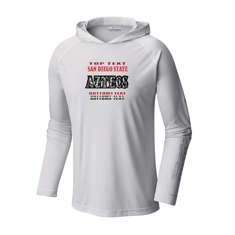 Men's Terminal Tackle Hoodie - White - Logo Text Drop