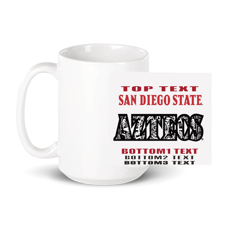 15oz Coffee Mug - White - Logo Text Drop