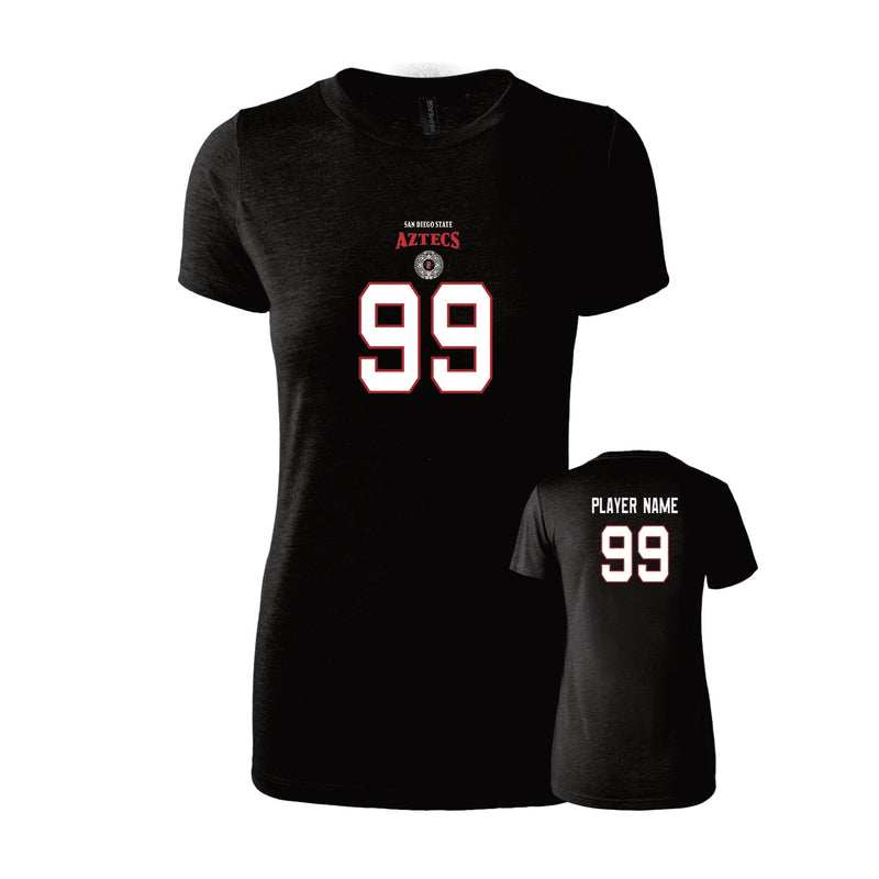 Women's Triblend T-Shirt - Black - Shirsey