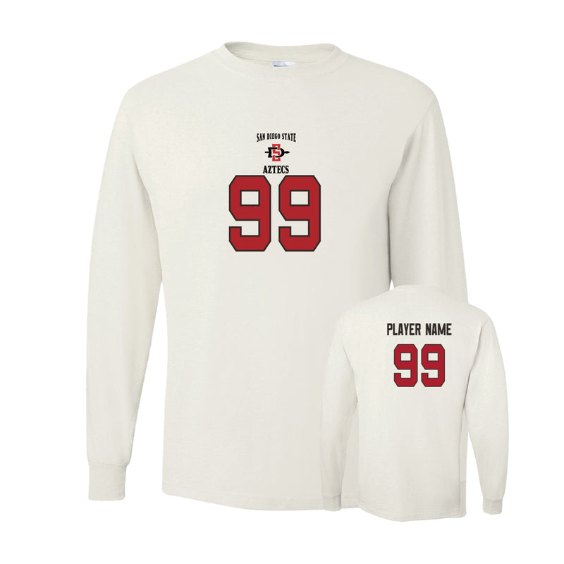 Youth Dri-Power Long Sleeve T-Shirt - White - Shirsey