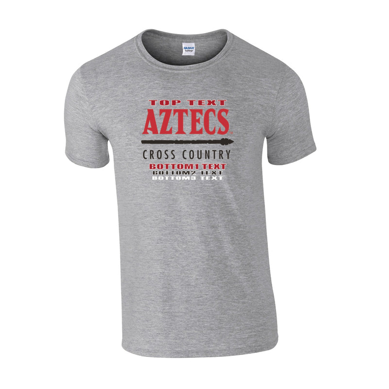 Youth Classic T-Shirt - Sport Grey - Logo Text Drop