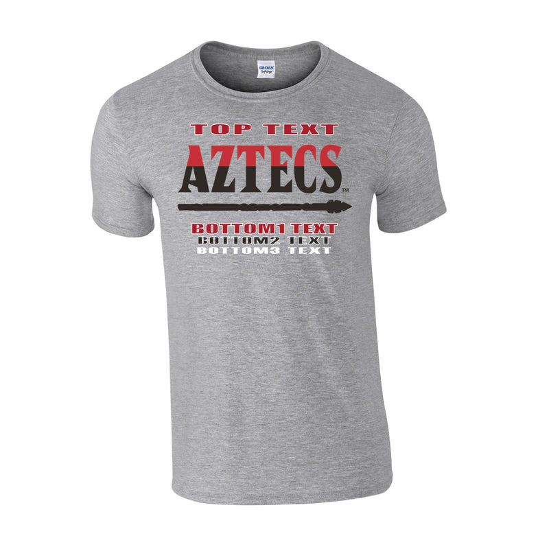 Youth Classic T-Shirt - Sport Grey - Logo Text Drop