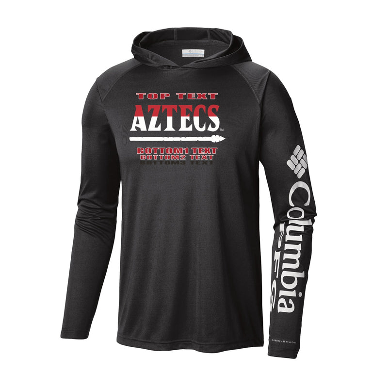 Men's Terminal Tackle Hoodie - Black - Logo Text Drop