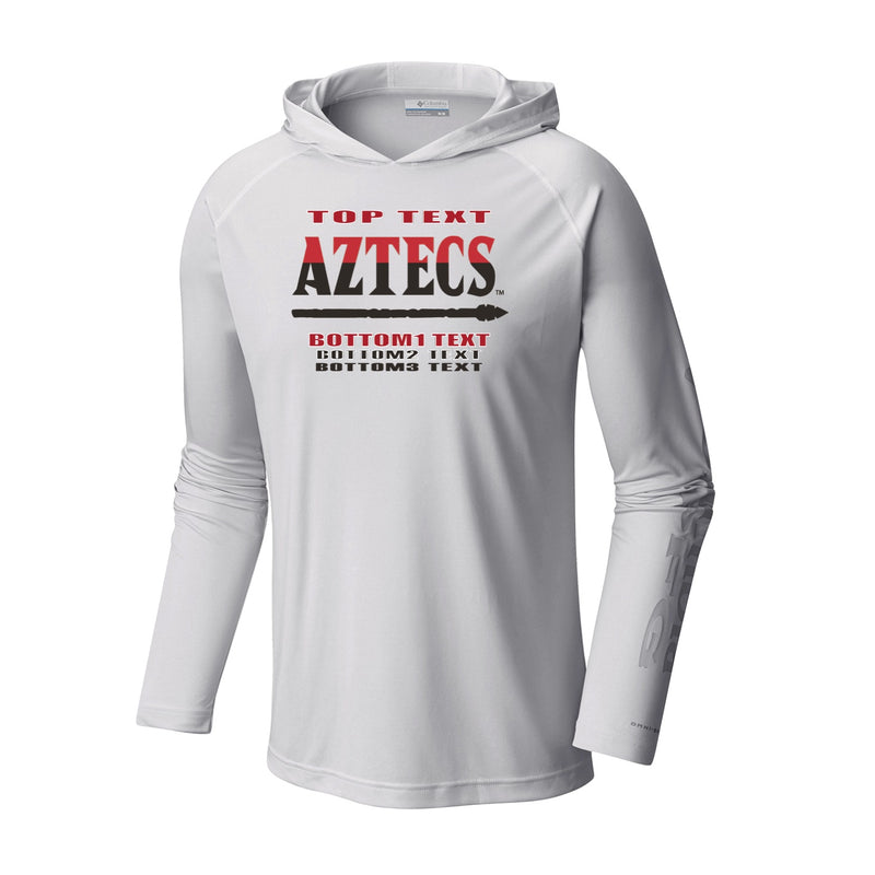 Men's Terminal Tackle Hoodie - White - Logo Text Drop